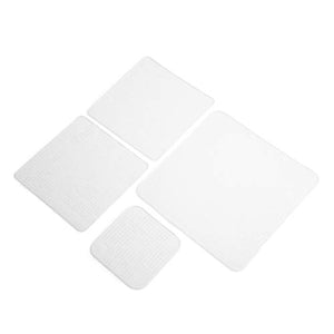 Core Home 4-pc. Reusable Silicone Stretch, Grip, and Seal Clear Food Wraps, Great Alternative to Plastic Wrap or Foil 3 sz. Small, Medium, Large