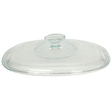 Load image into Gallery viewer, Corningware F-12C 1.5 Quart Oval Glass Lid for 1.5 Quart French White Oval Bakeware Dish Without Handles (Dish Sold Separately)