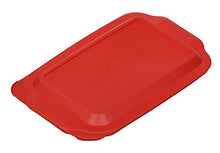 Load image into Gallery viewer, (2) Pyrex 233-PC 3 Quart Red 9&quot; x 13&quot; Baking Dish Lids - Will NOT Fit Easy Grab Baking Dish (See Bullets Bellow)