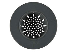 Load image into Gallery viewer, Core Home Silicone Anti Clogging Kitchen In Sink Plastic Drain Strainer In Sink Dimensions 2.75&quot; Diameter. Overall Dimensions 4.75&quot; Diameter. (Grey)