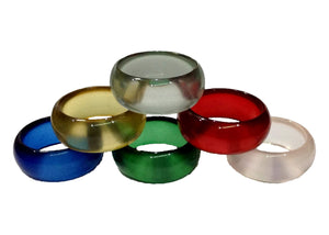 il pregio Colored Resin Napkin Rings Set, Elegant Décor Napkin Holder Rings for Christmas, Thanksgiving, Dinner Parties, Weddings, and Holidays and Package Sizes.