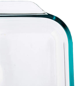 Pyrex SYNCHKG106070 2Piece Basics Value Pack1-Basics 8"/2 dish1-Basics 3 Quart Oblong Bake Dish, 2.2, clear